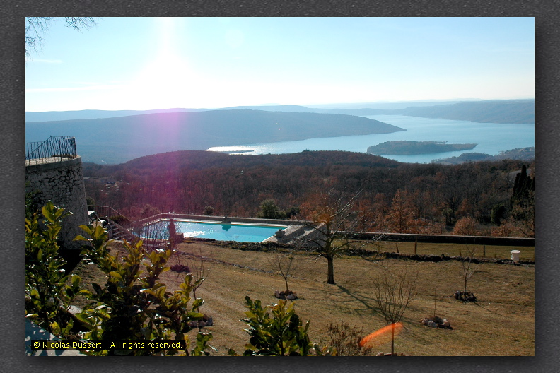 Vue Chateau d'Aiguines#2